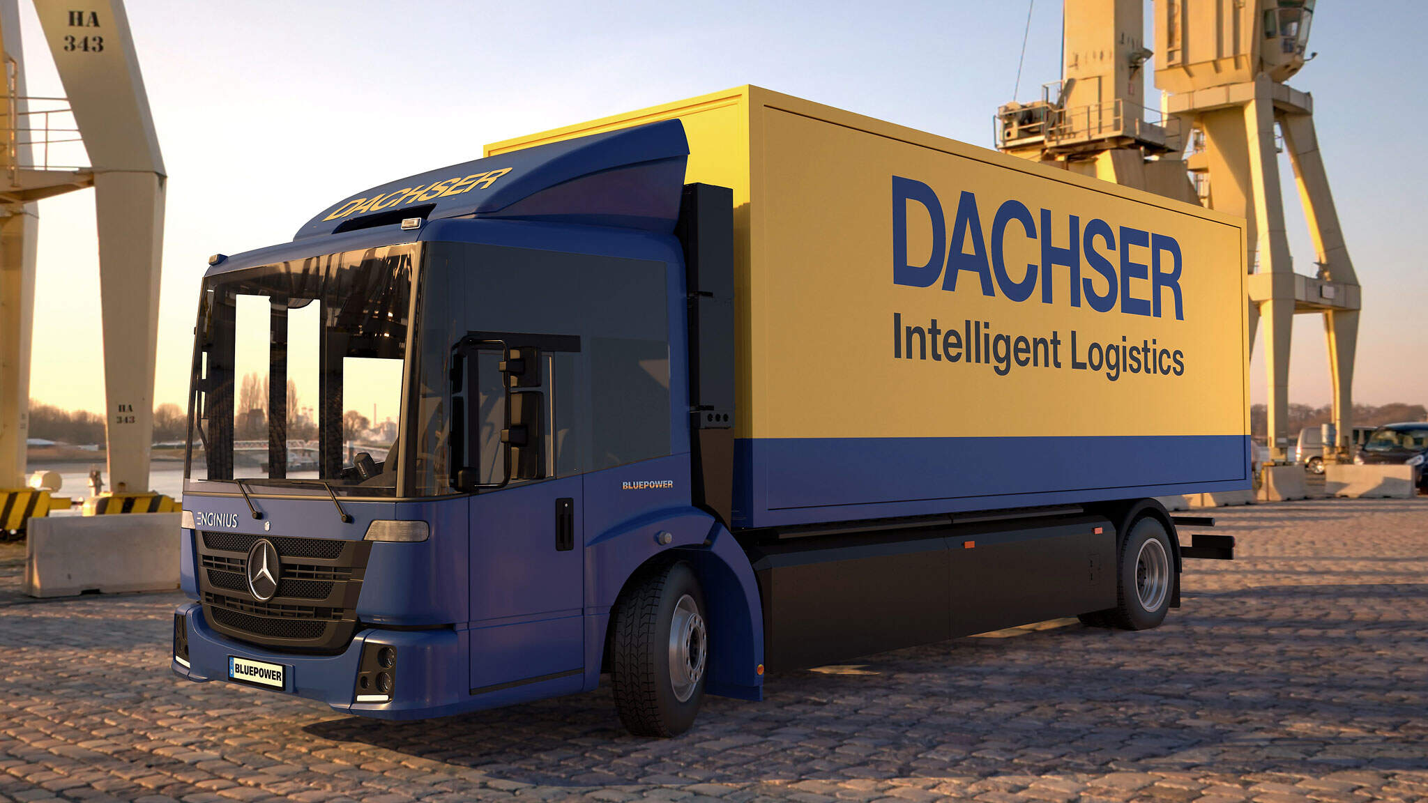 DACHSER coloca em serviço os primeiros camiões a hidrogénio / Fonte: FAUN Gruppe
 