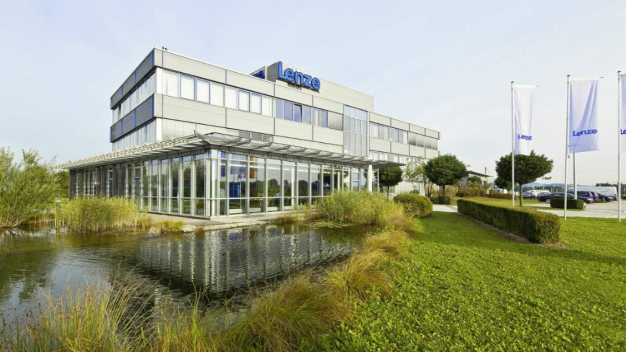 Sede da Lenze em Asten, Áustria (foto: Lenze).
Sede da Lenze em Asten, Áustria (foto: Lenze).